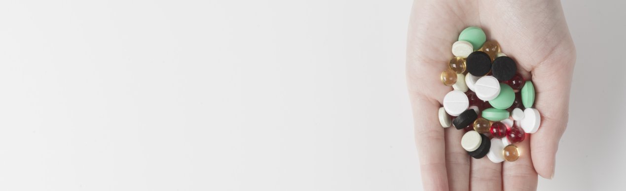 Hand With Pile Drugs